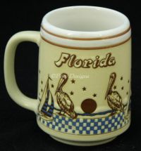 FLORIDA Stoneware Japan HZ Coffee Mug